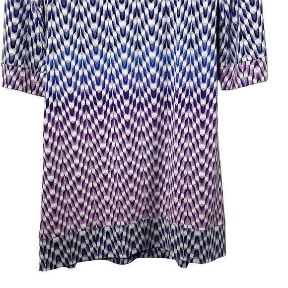 Jessica Simpson Dress Womens 6 Small A Line Blue Purple Casual Work Stretch - Picture 9 of 12